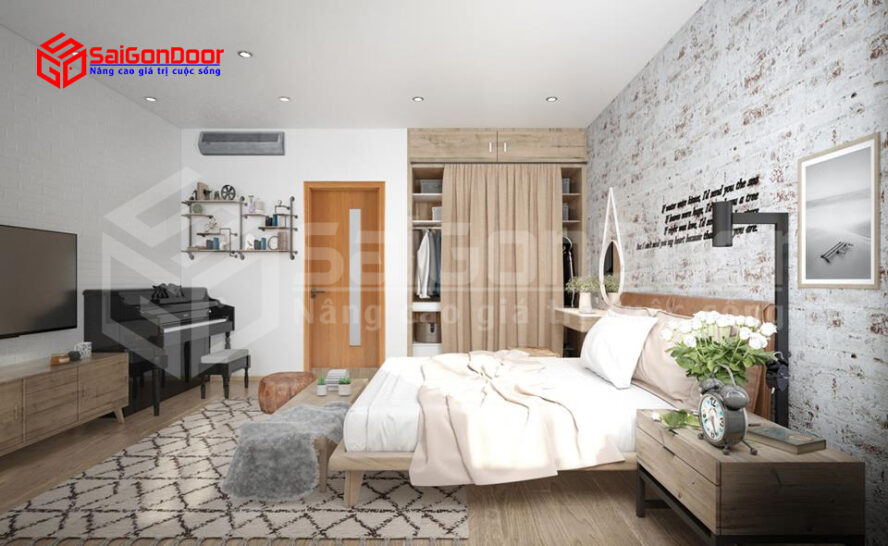 Cửa phòng ngủ phải đảm bảo khả năng chống ồn và cách âm tốt